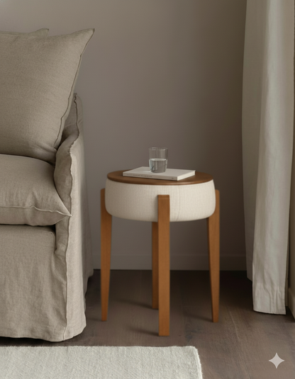 Table-Chaise 2-en-1 en Bois Noble