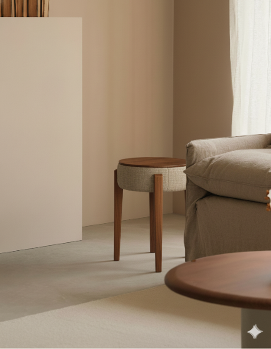 Table-Chaise 2-en-1 en Bois Noble