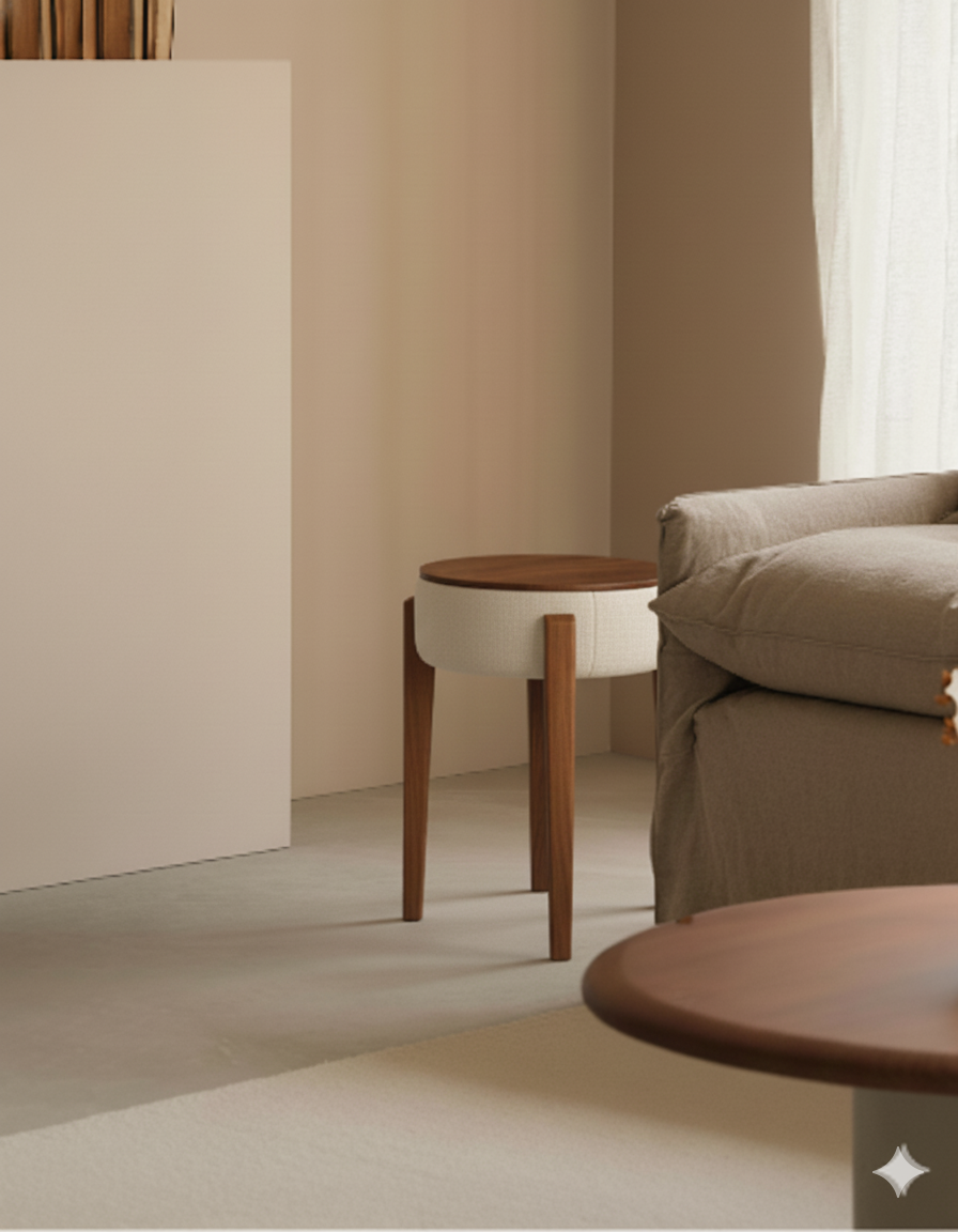 Table-Chaise 2-en-1 en Bois Noble